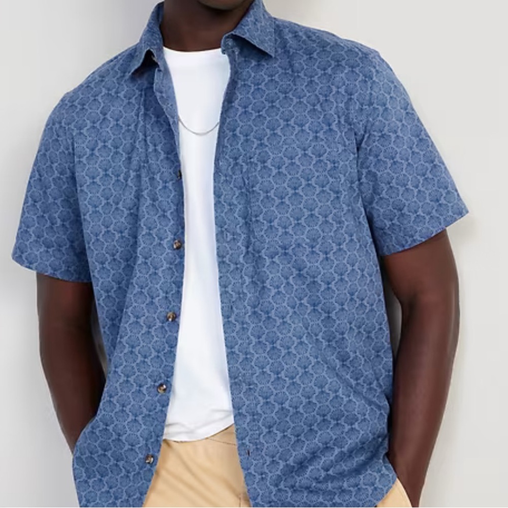 Old Navy Blue Men's Shirt